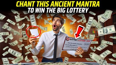 chant to win lottery|Mantra To Win Lottery .